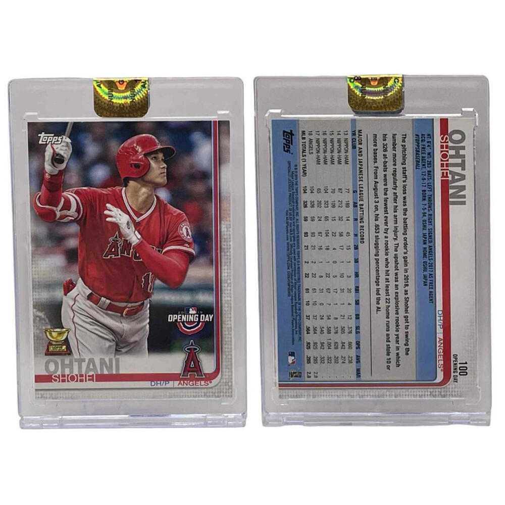 2019 Topps  Shohei Ohtani  Rookie Gold Cup #100 Opening Day Angels